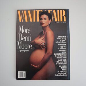 Vintage 1991 Pregnant Demi Moore Vanity Fair Issue